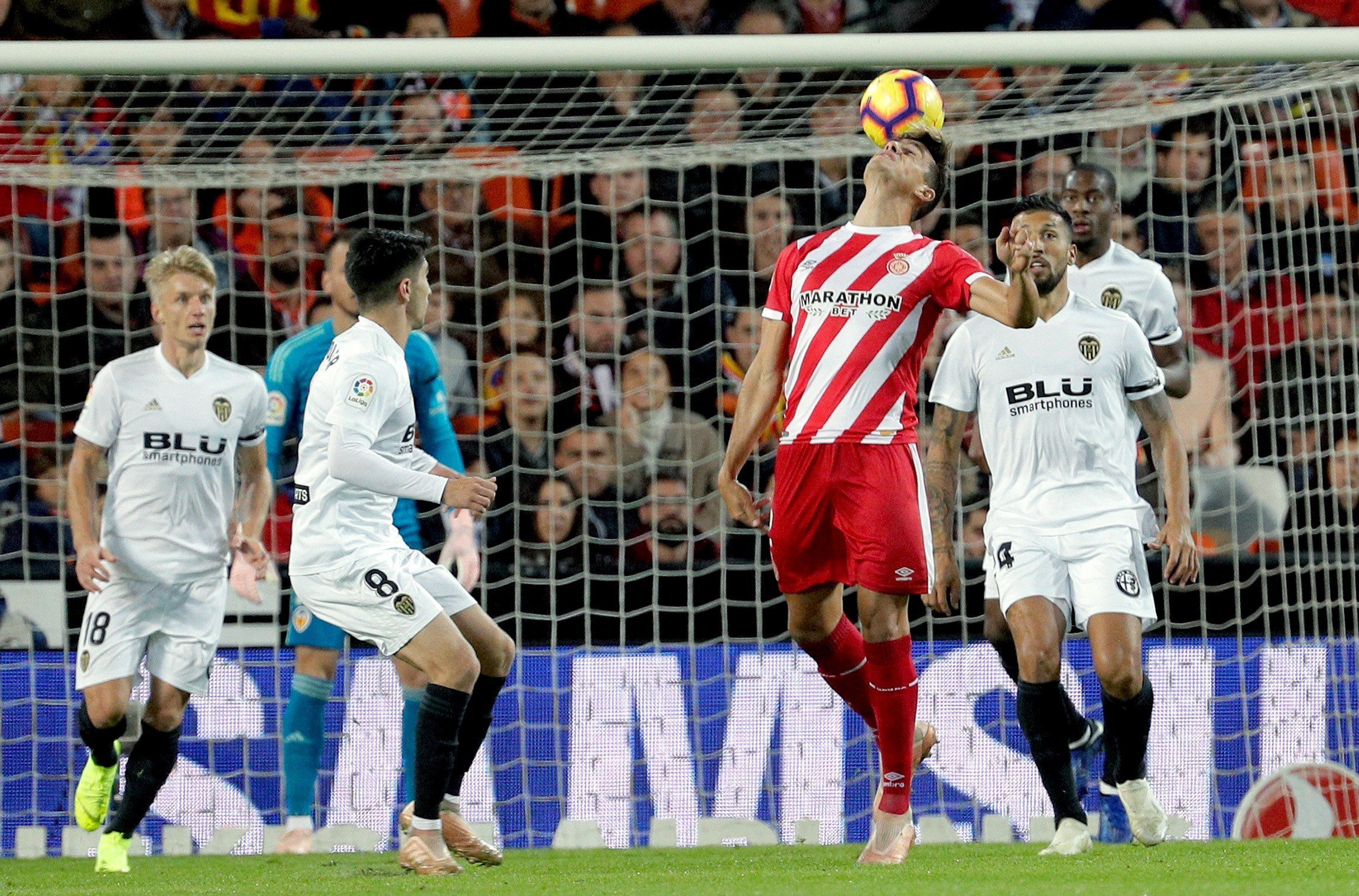 El Girona se lleva los tres puntos de Mestalla