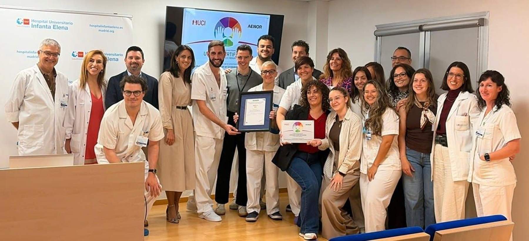 L'Infanta Elena, primer hospital del món recertificat amb nivell Excel·lent en humanització a l'UCI