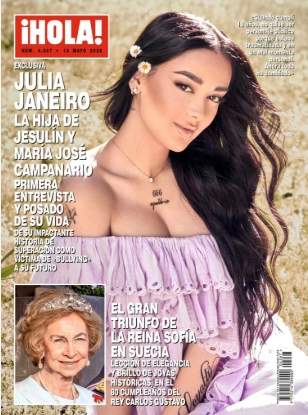 Juls Janeiro, portada de la revista ¡Hola!
