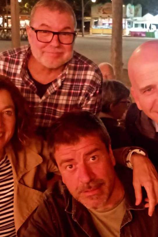 La Melero, amb el Xavi Cassadó, l'Espartac Peran i el Xavi Coral a la Fira de Mataró del 2024 IG