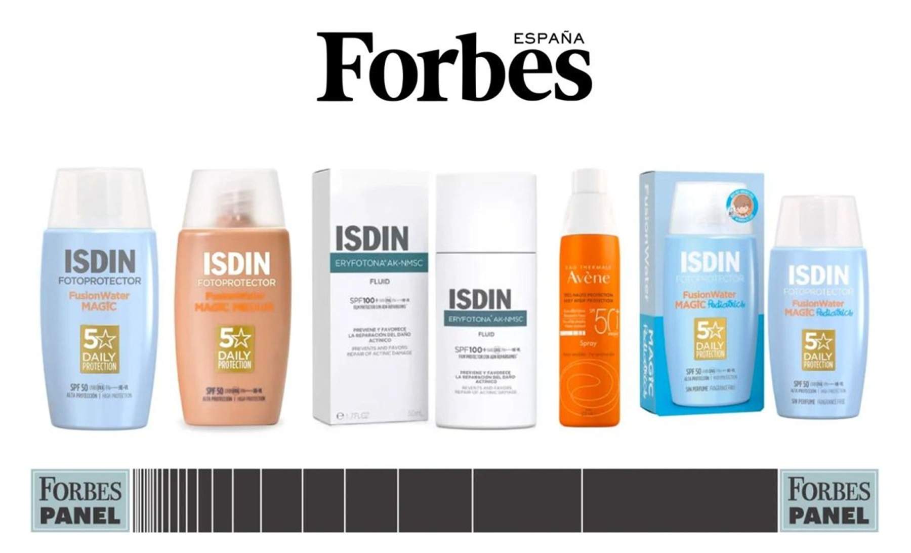 ISDIN renova el seu lideratge en el rànquing 'Forbes' dels millors fotoprotectors solars