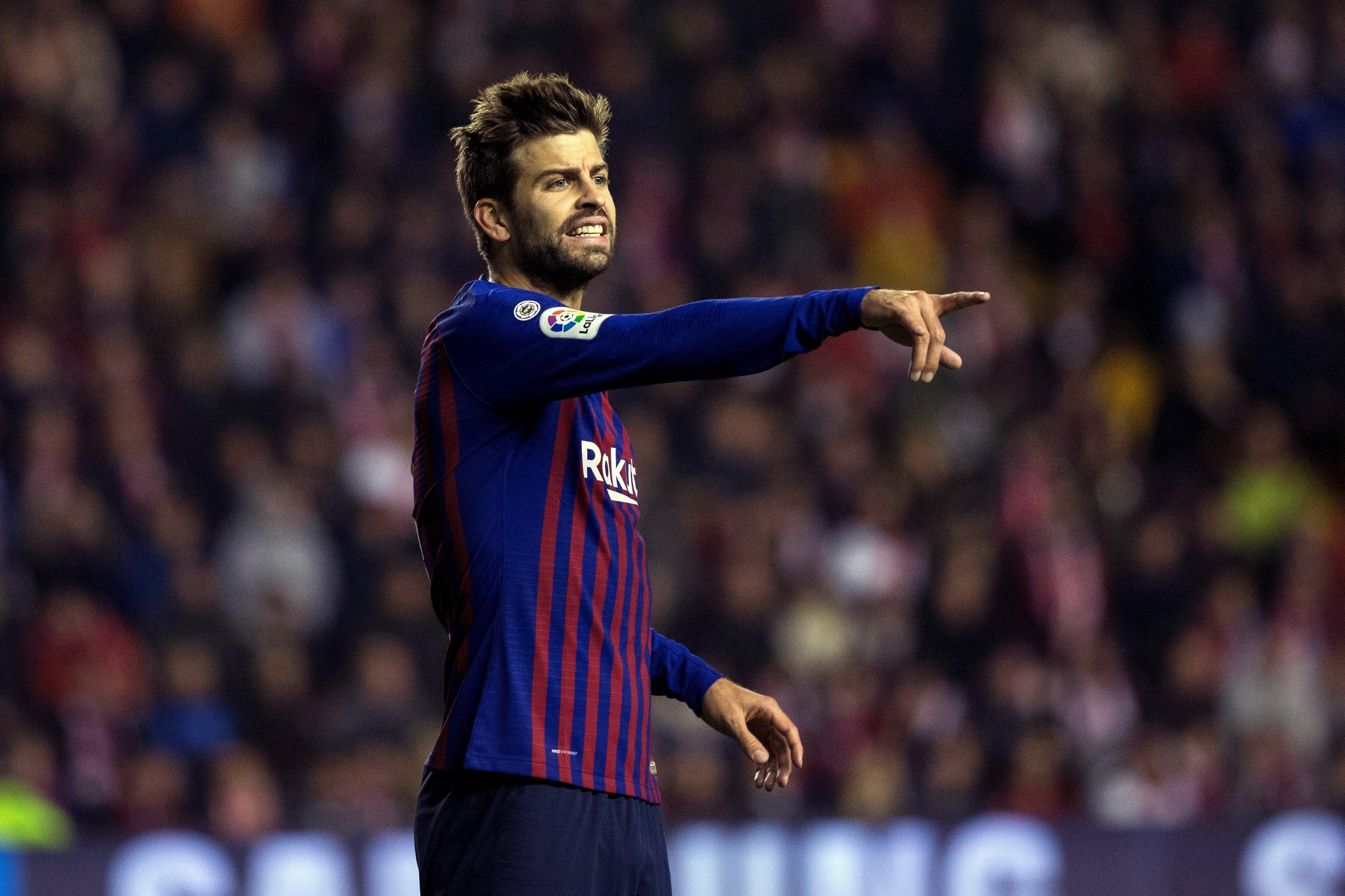 Piqué tira d'ironia per explicar el seu gol "assajat"