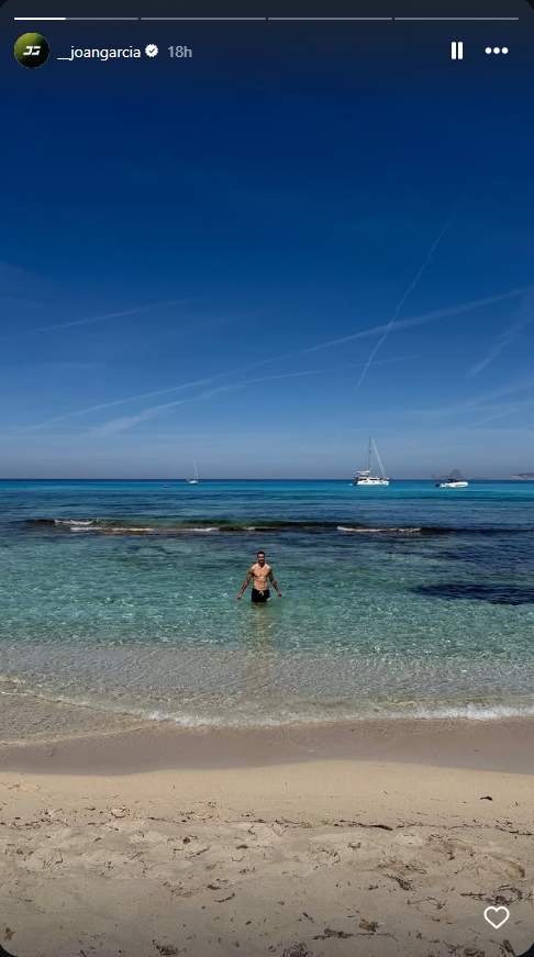 Joan Garcia de vacances / Instagram Joan Garcia de vacances / Instagram
