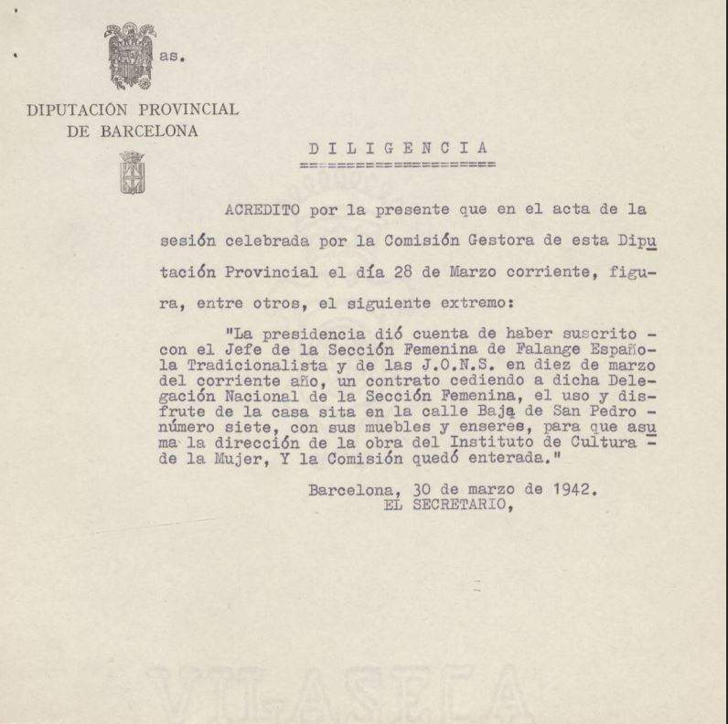 Imatge de la cessió de la Bonne pels franquistes Imatge de la cessió de la Bonne pels franquistes