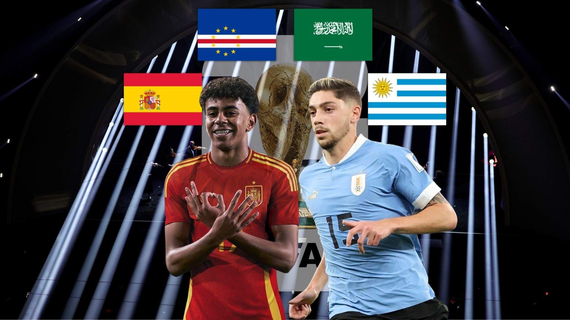 Grup H del Mundial 2026: Espanya, a demostrar el seu favoritisme contra l'Uruguai, Aràbia Saudita i Cap Verd