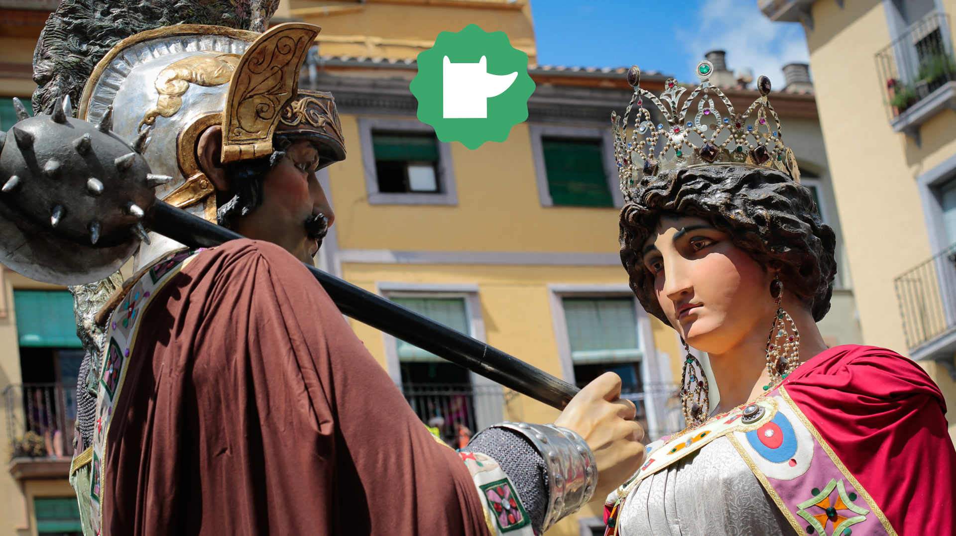Pasacalles de Corpus, Con los Gigantes, los Cabezudos, los Caballitos y el Cap de Lligamosques