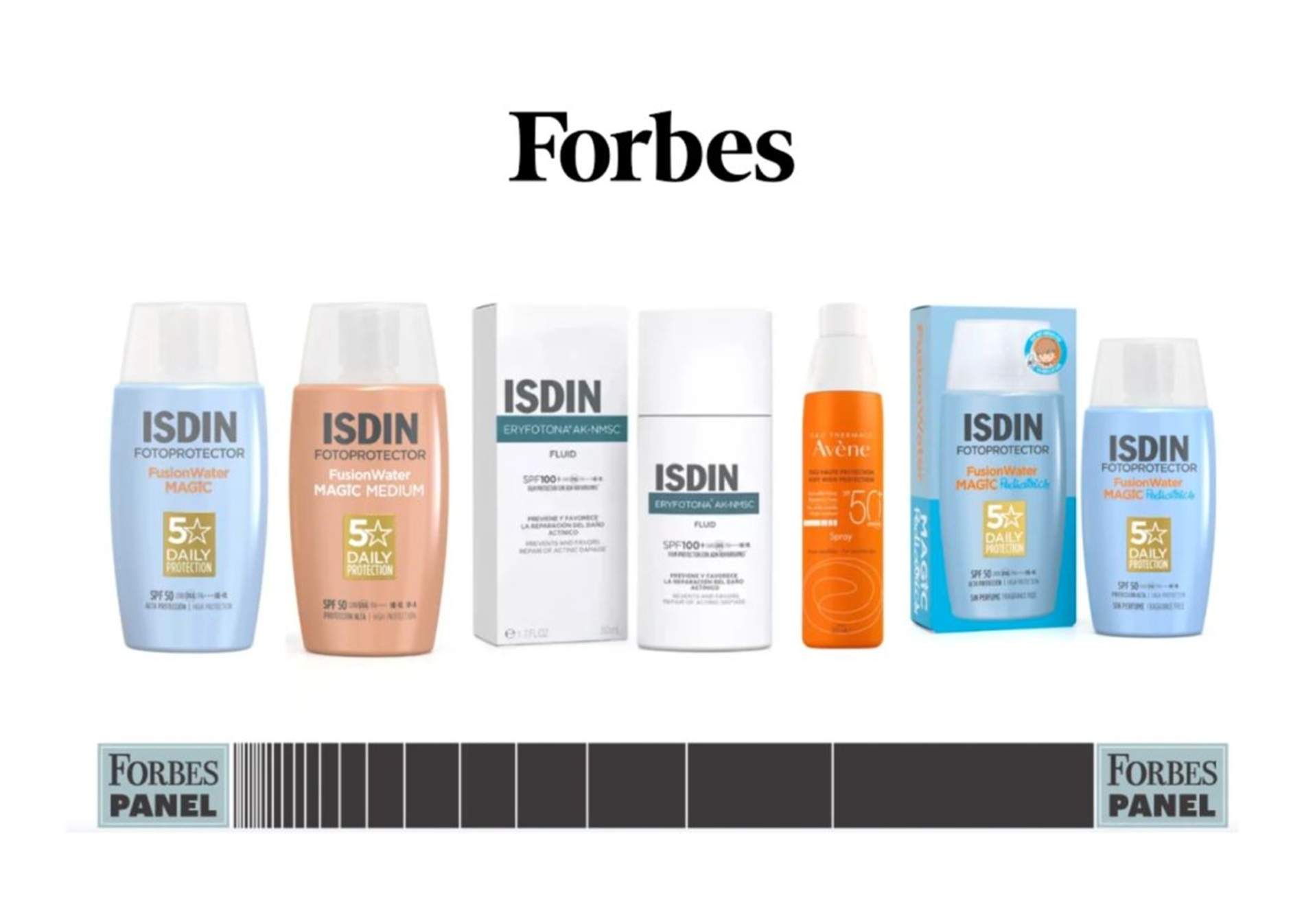 ISDIN renueva su liderazgo en el ranking 'Forbes' de los mejores fotoprotectores solares