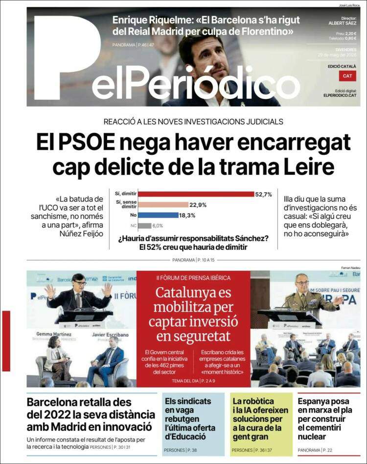 'El Periódico', 29 de mayo de 2026