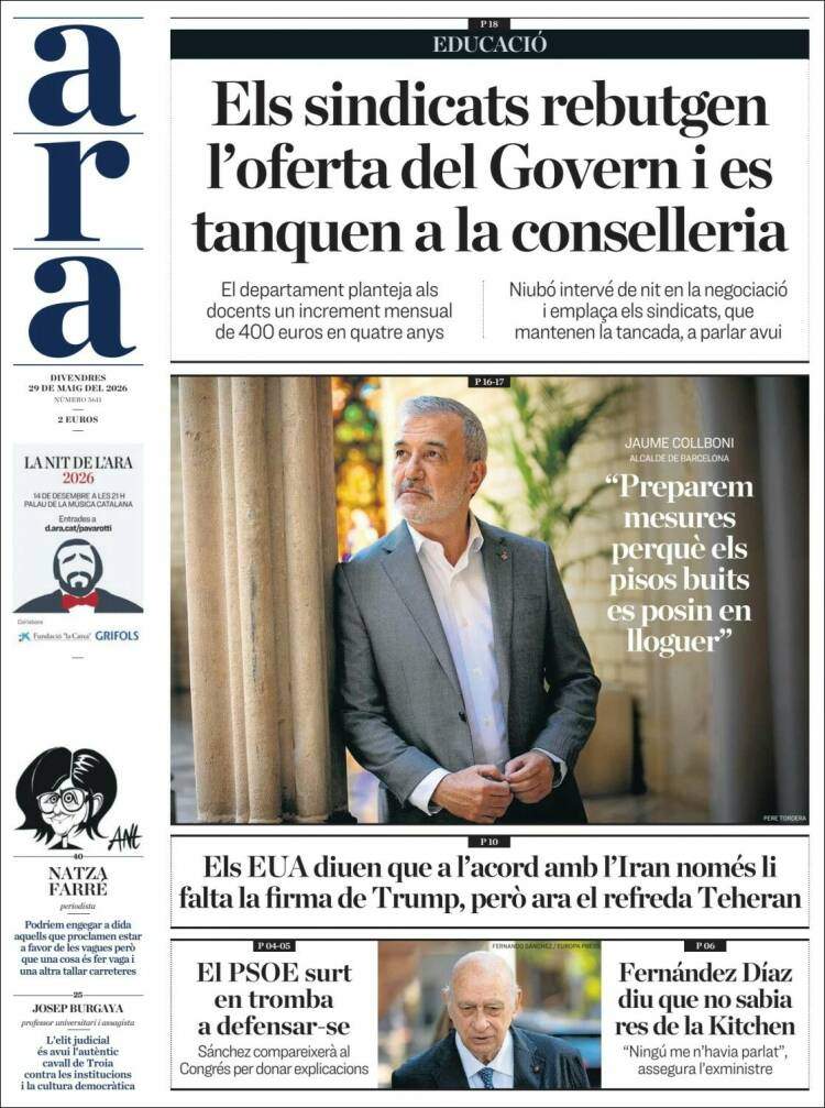 'Ara', 29 de mayo de 2026