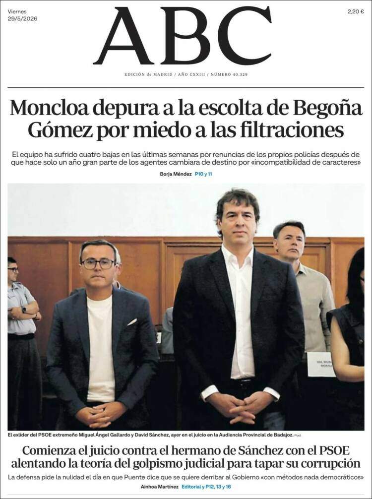 'ABC', 29 de mayo de 2026