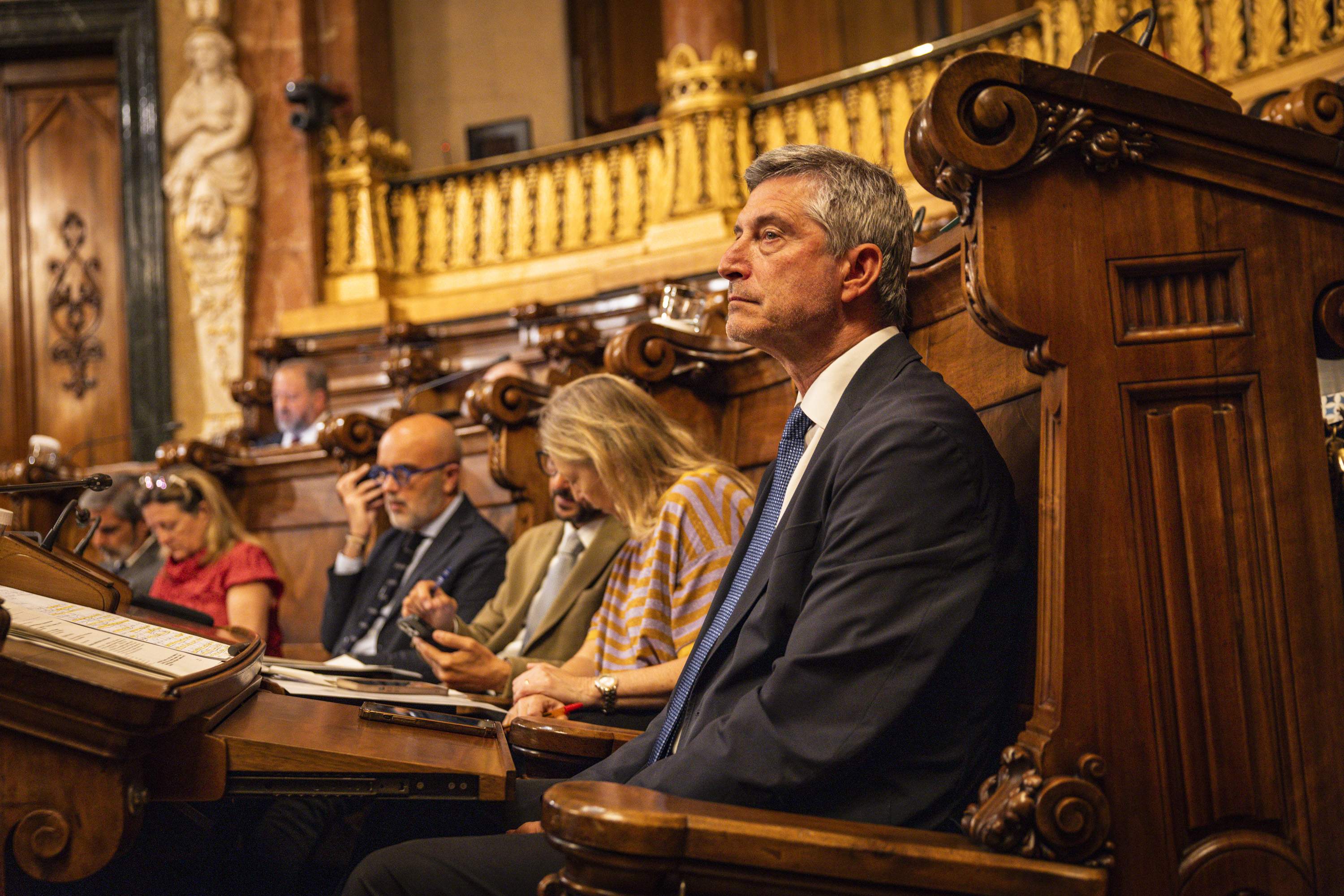 Plenari ajuntament jordi martin junts / Foto: Carlos Baglietto