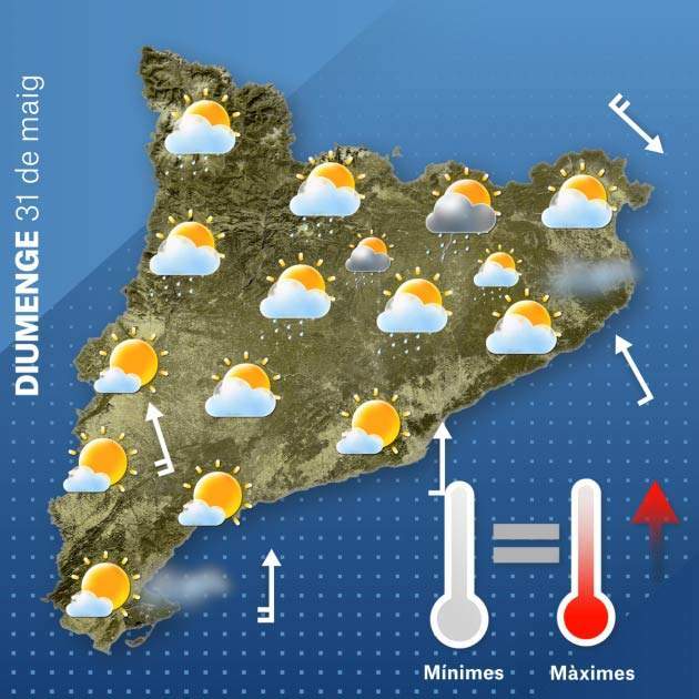 Mapa Catalunya domingo 30-05