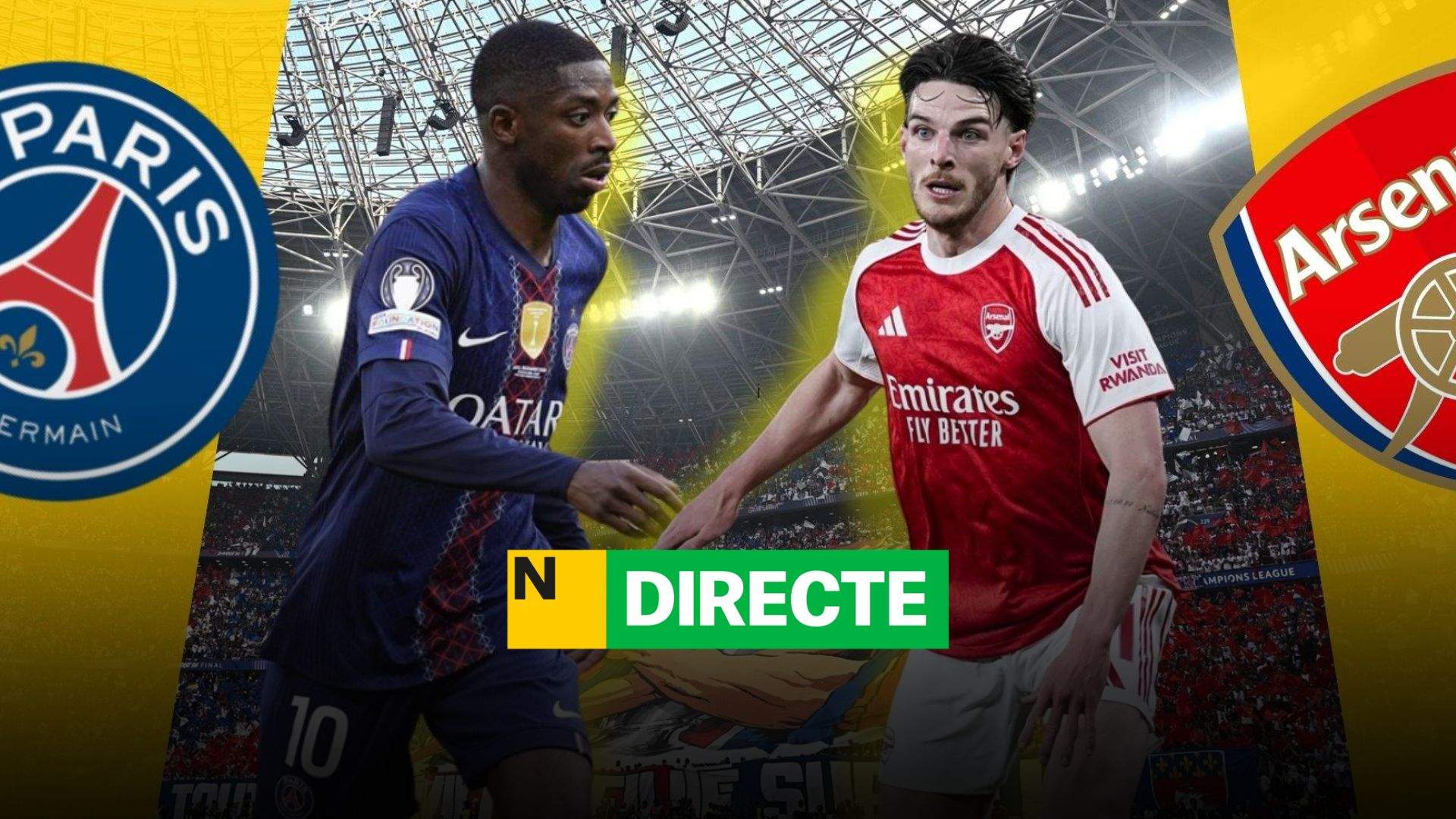 PSG - Arsenal, final de la Champions League, EN DIRECTO | Minuto y resultado del partido