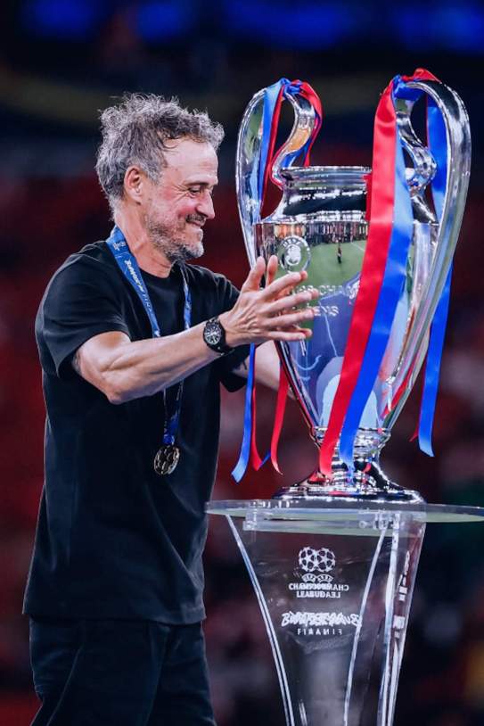 Luis Enrique, con su tercera Champions, segunda consecutiva con el PSG IG Luis Enrique, con su tercera Champions, segunda consecutiva con el PSG IG