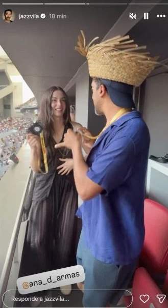 Ana de Armas al concert de Bad Bunny IG