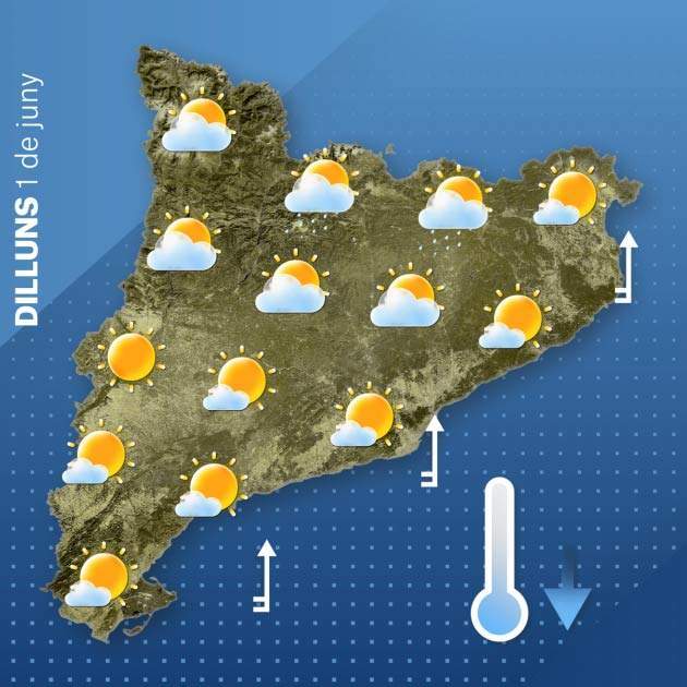 Mapa Catalunya dilluns 31-5