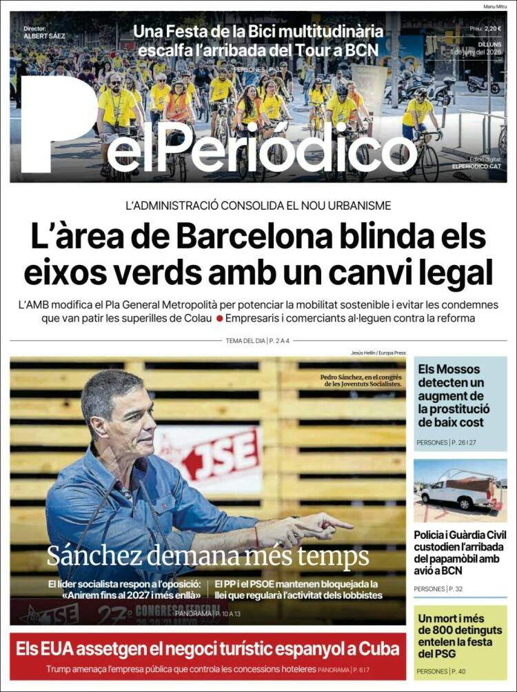 'El Periódico', 1 de juny de 2026 'El Periódico', 1 de juny de 2026