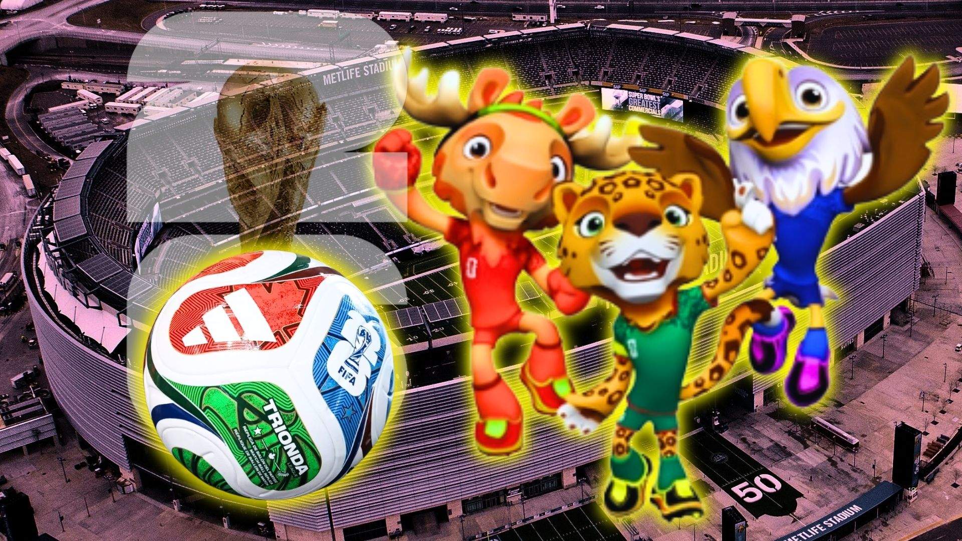 Trionda, Maple, Zuyu i Clutch, els grans emblemes del Mundial 2026 dels Estats Units, Mèxic i el Canadà