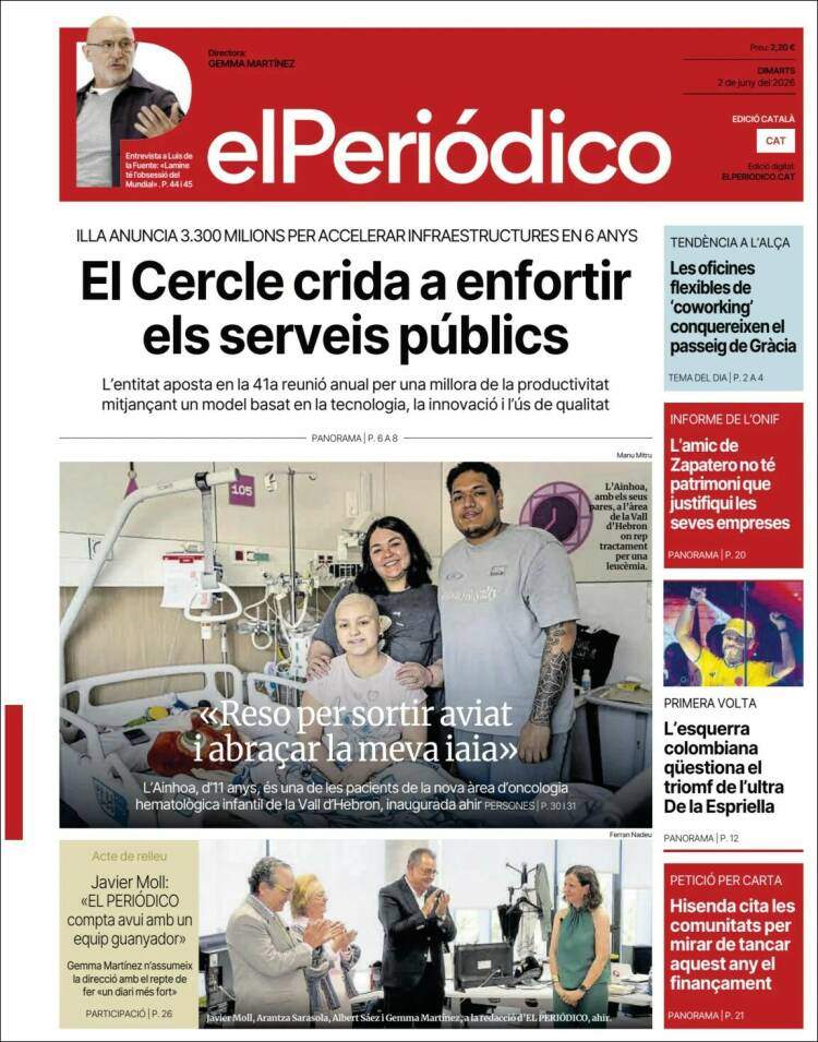 'El Periódico', 2 de juny de 2026