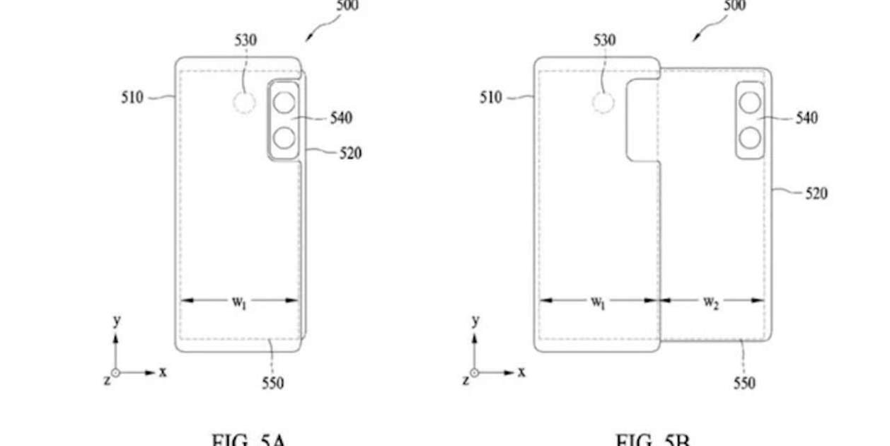 Esta es una de las patentes de smartphone enrollable de Samsung Esta es una de las patentes de smartphone enrollable de Samsung