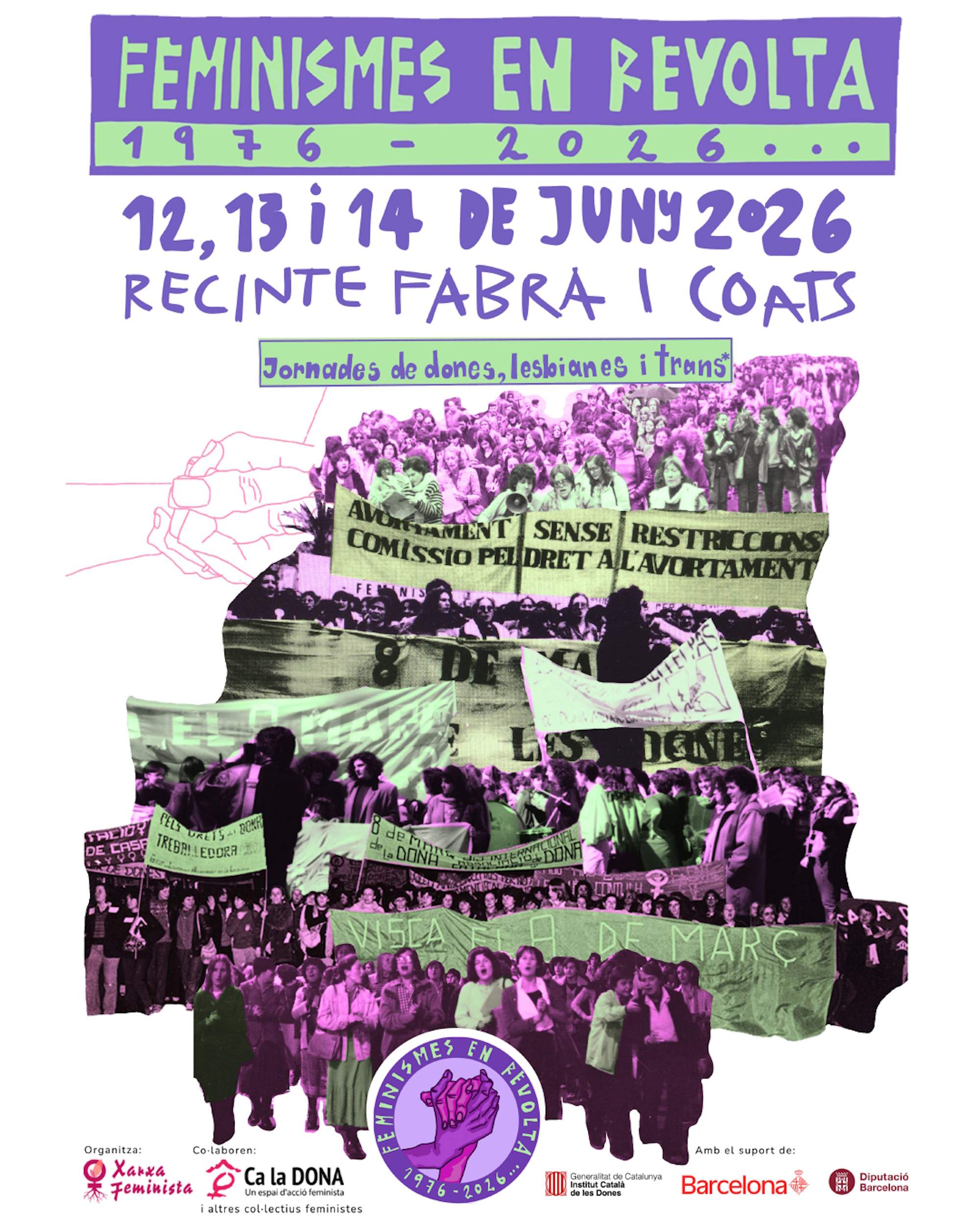 Cartell Jornades de Feminismes 1976-2026
