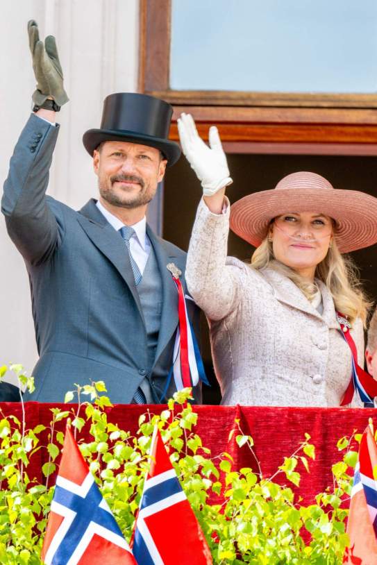 El príncep Haakon de Noruega i la princesa Mette-Marit en la seva última aparició pública junts el passat 17 de maig / Gtres