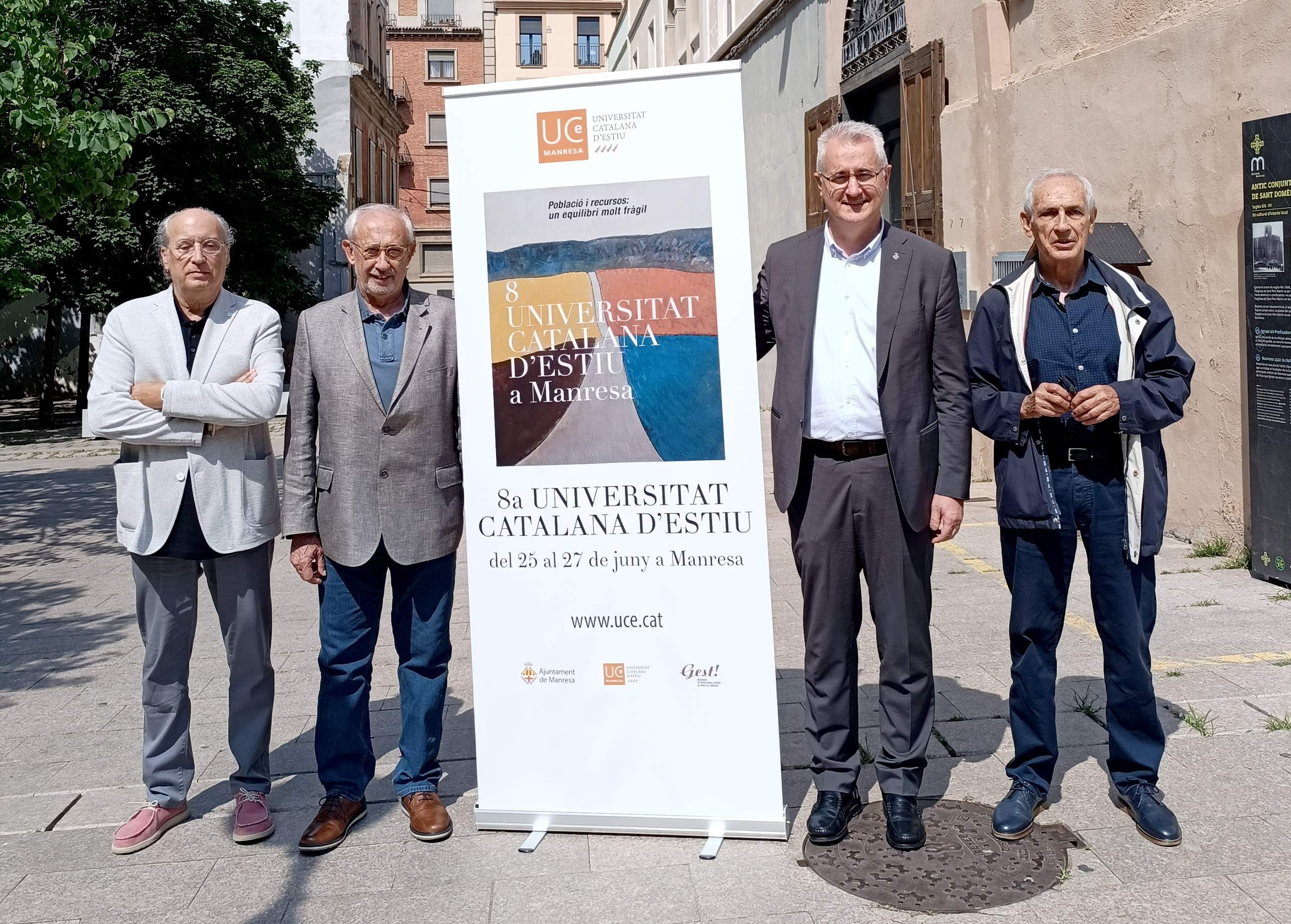 La Universitat Catalana d’Estiu a Manresa serà gratuïta i debatrà l’equilibri entre recursos i població