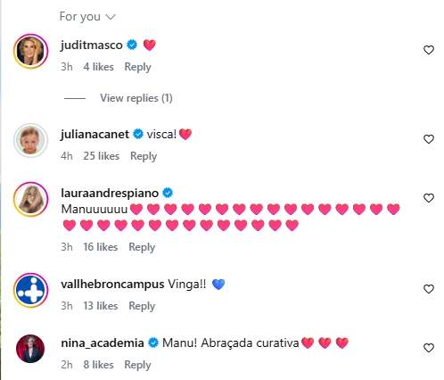 Els comentaris del vídeo de Manu Guix / Instagram Els comentaris del vídeo de Manu Guix / Instagram