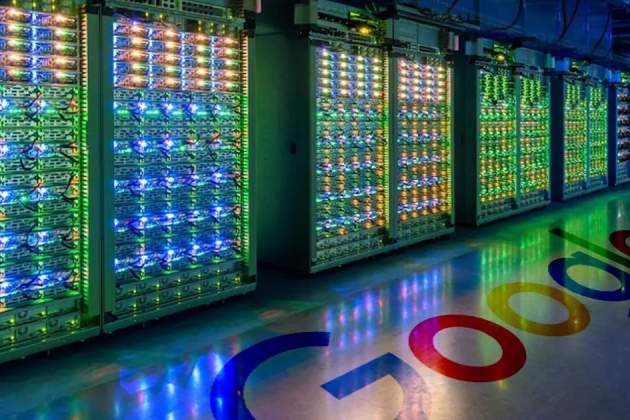 Algunos de los centros de datos de Google en Estados Unidos