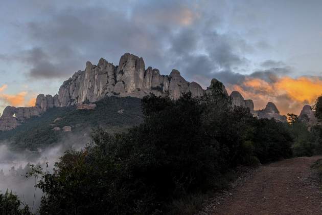 Imatge de la muntanya de Montserrat