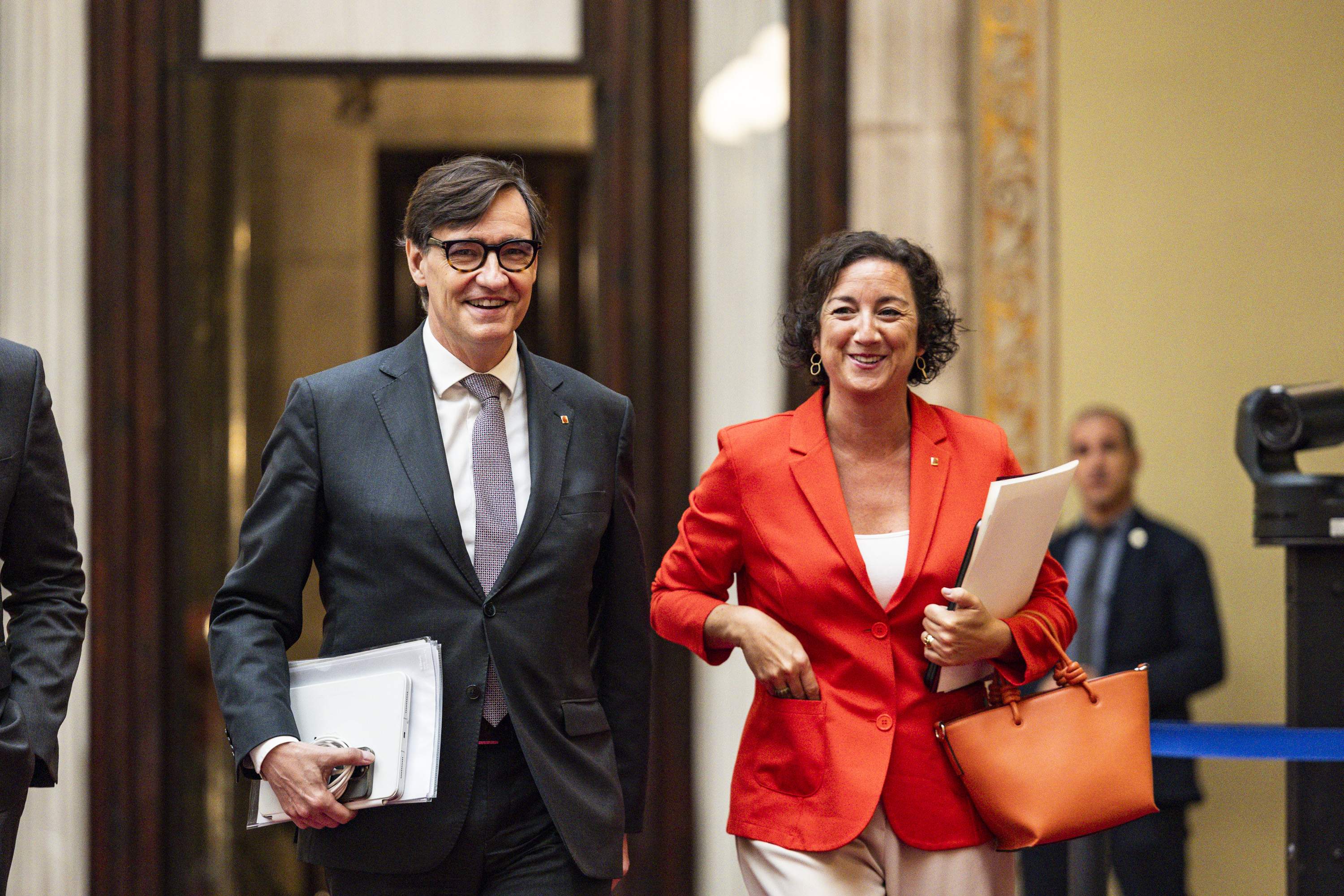 PSC, ERC y Comuns rechazan las enmiendas a la totalidad al presupuesto de Illa, que avanza en su trámite