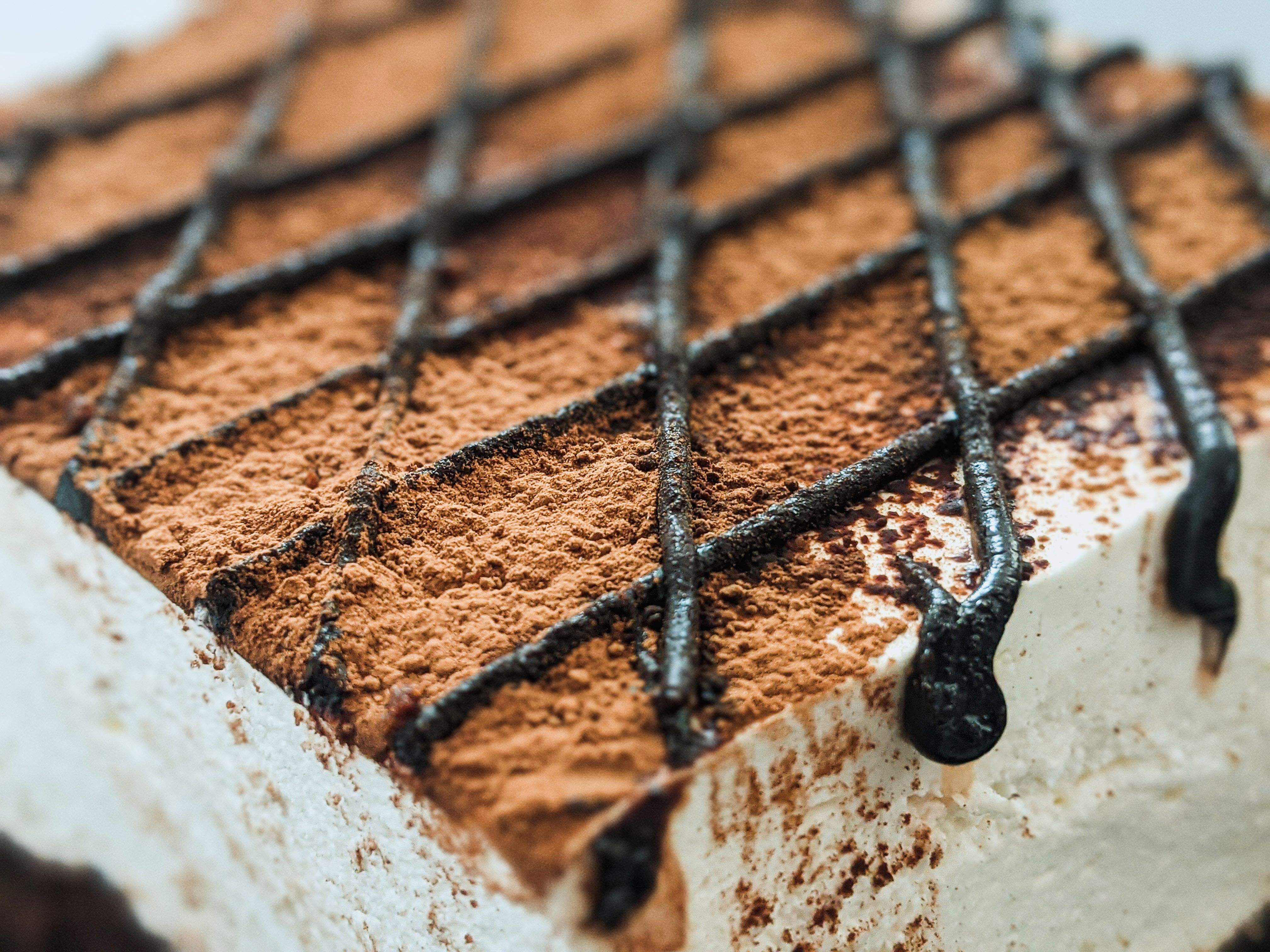 Un pastís gelat. Foto: Pexels