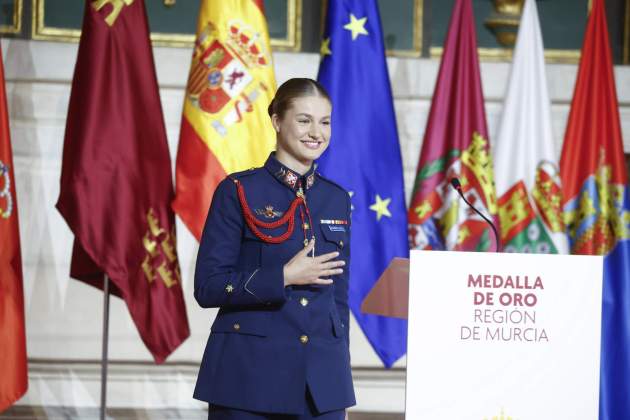 Leonor este miércoles en Murcia / Gtres
