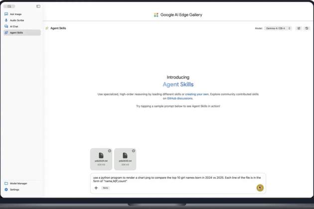 Ejecutando los modelos locales de Google en un portátil