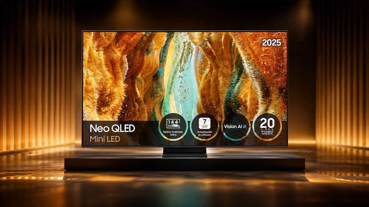 Aquesta televisió Samsung Neo QLED de 65" és perfecta per a qualsevol sala d’estar i gaudir del mundia
