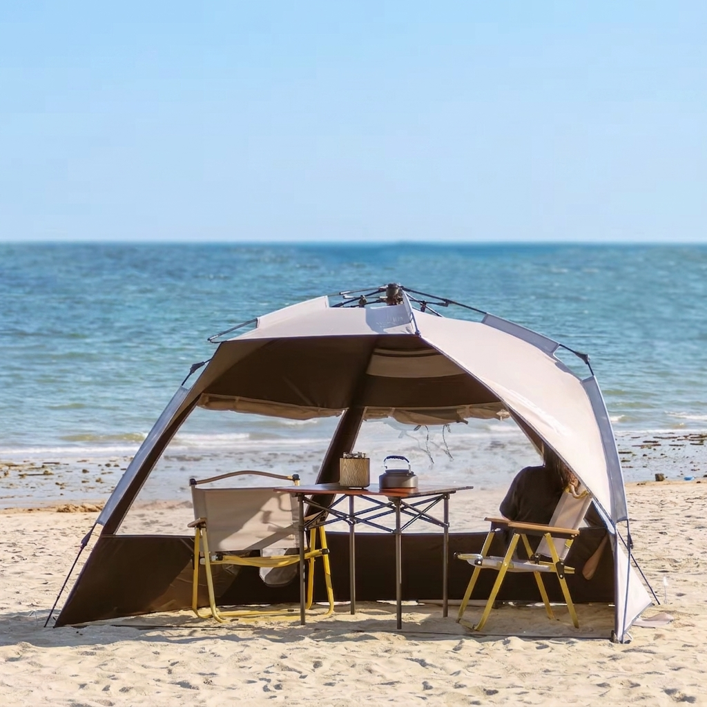 Ni hoteles ni caravanas: encontré una tienda de campaña automática que, por menos de 50 €, se monta sola