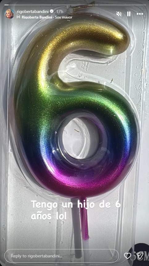 Rigoberta Bandini sobre l'aniversari del seu fill Nico /  Instagram