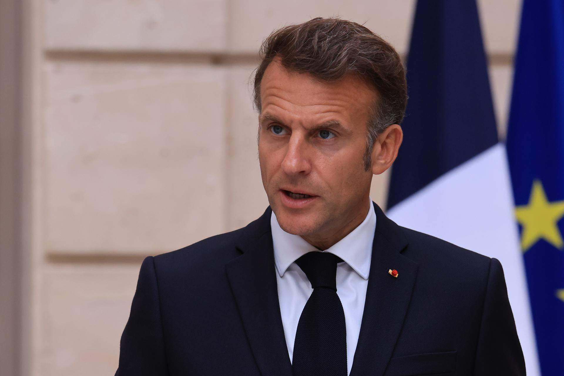 Macron sobre la idea de cedir el Donbàs a Rússia: 