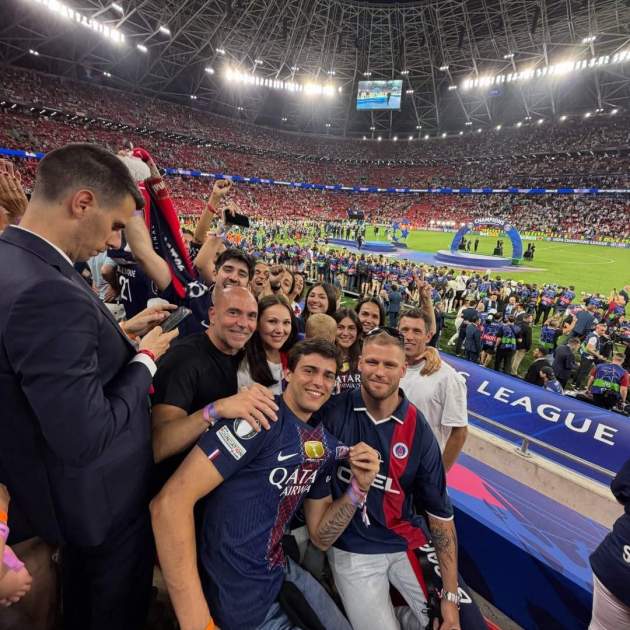 Les fotos de la família de Luis Enrique després de guanyar la Champions / Instagram