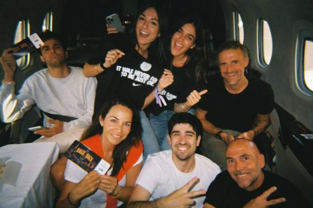 Luis Enrique ambla seva família / Instagram