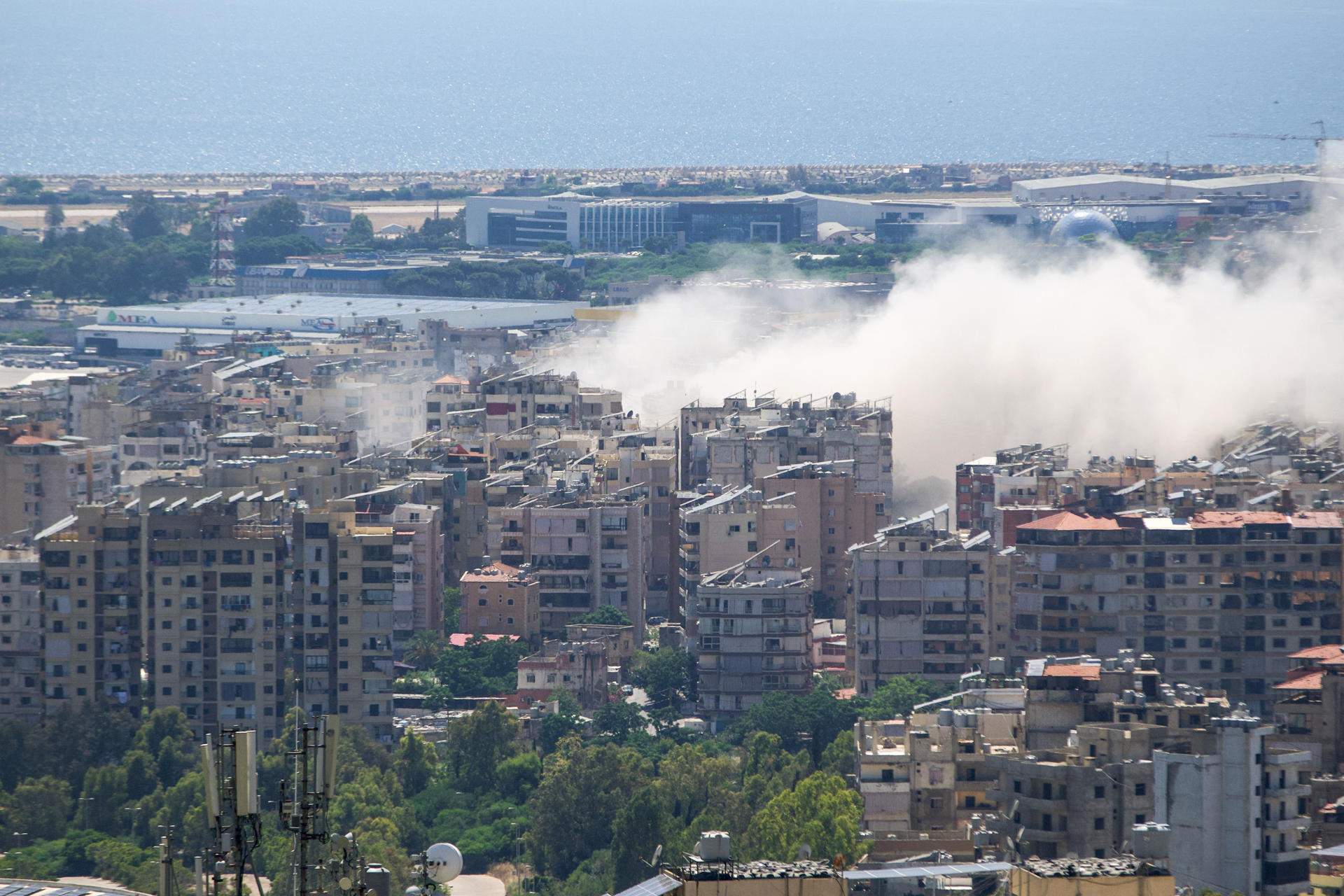 Israel bombardeja Dahieh, el bastió de Hezbollah al sud de B