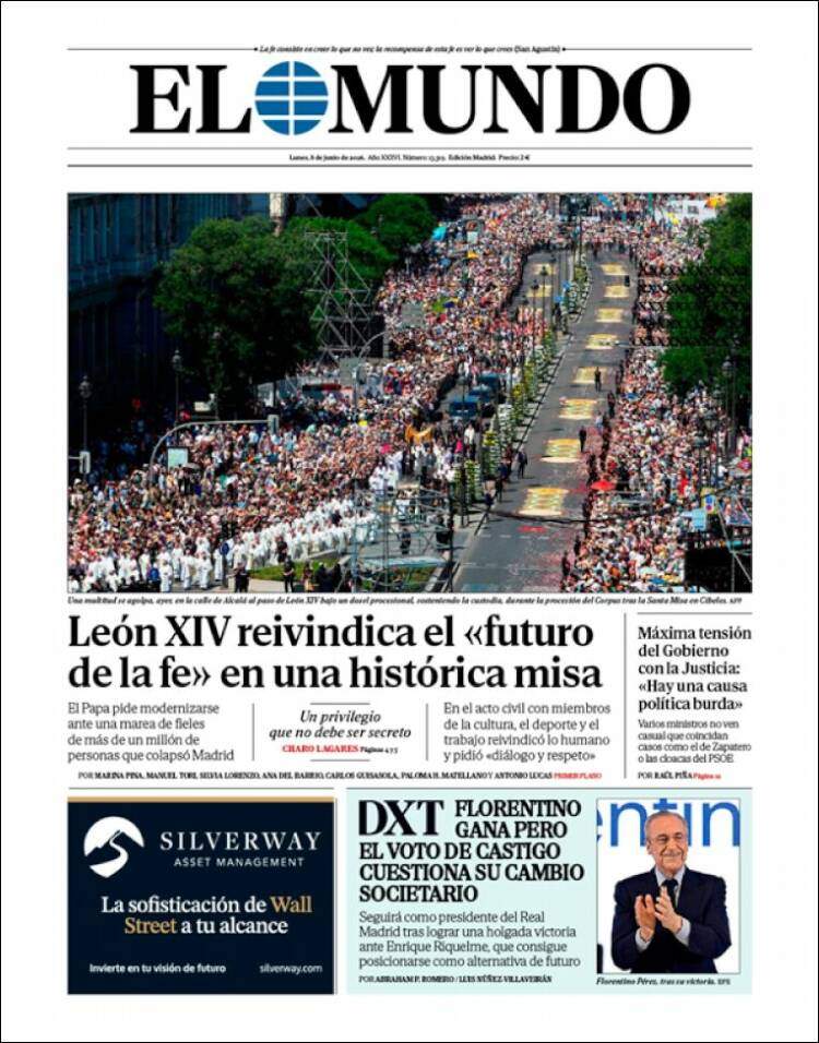 'El Mundo', 8 de juny de 2026
