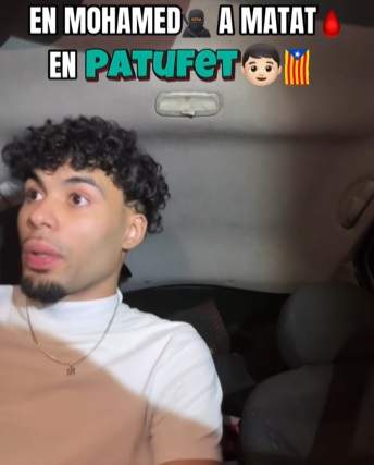 "En Mohamed ha matat el Patufet": un jove del Bage