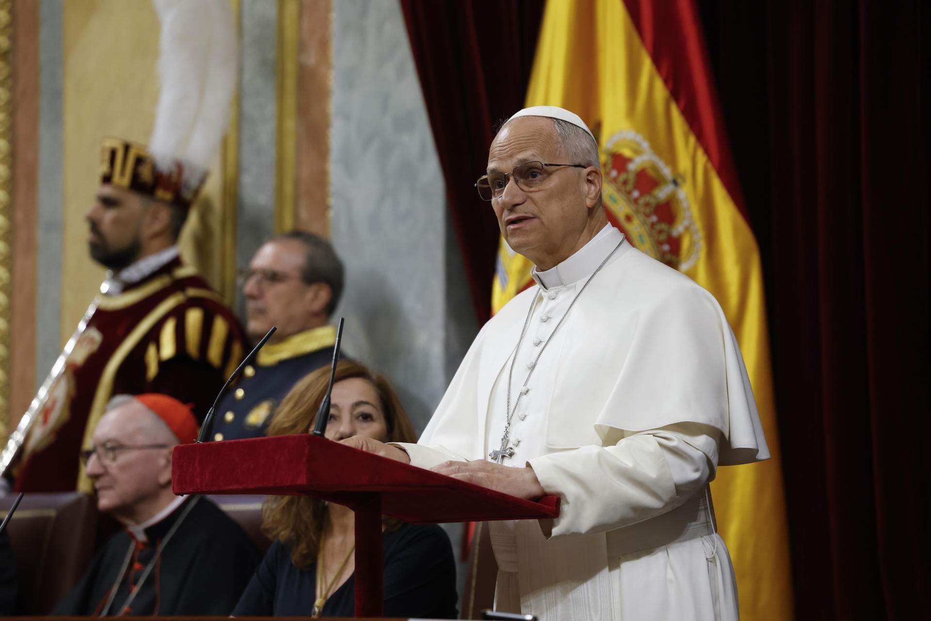 El Papa clama al Congrés contra la creixent "polarització" i