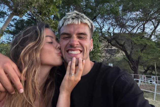 Marc Guiu demana matrimoni a Maria Riera / Instagram Marc Guiu demana matrimoni a Maria Riera / Instagram