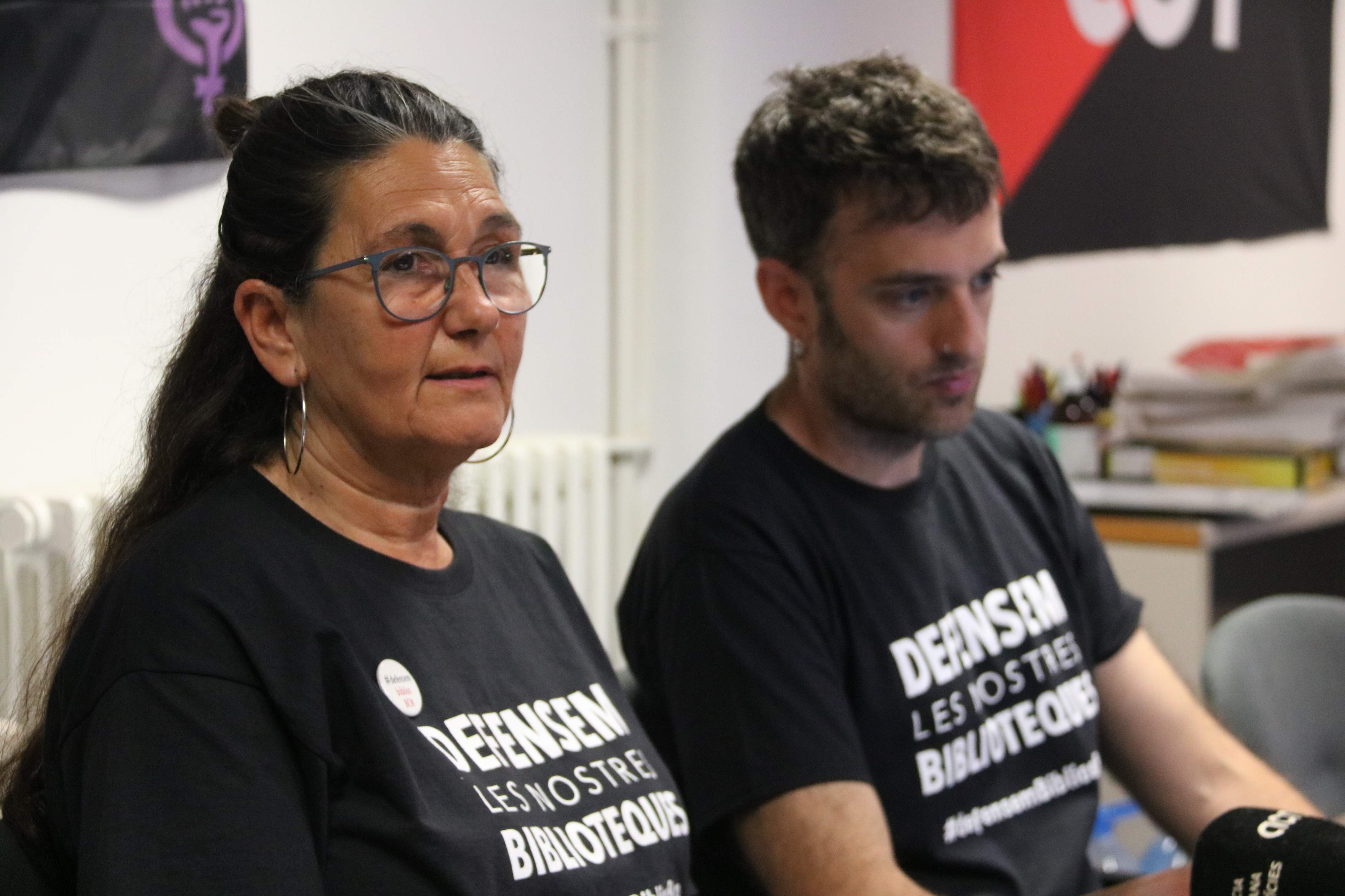 Els treballadors de les Biblioteques de Barcelona ocupen el 