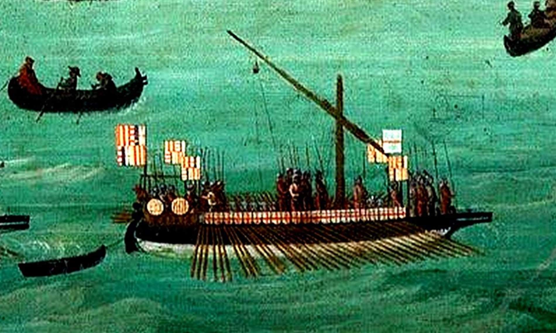 La marina de guerra catalana fa servir foc d'artil