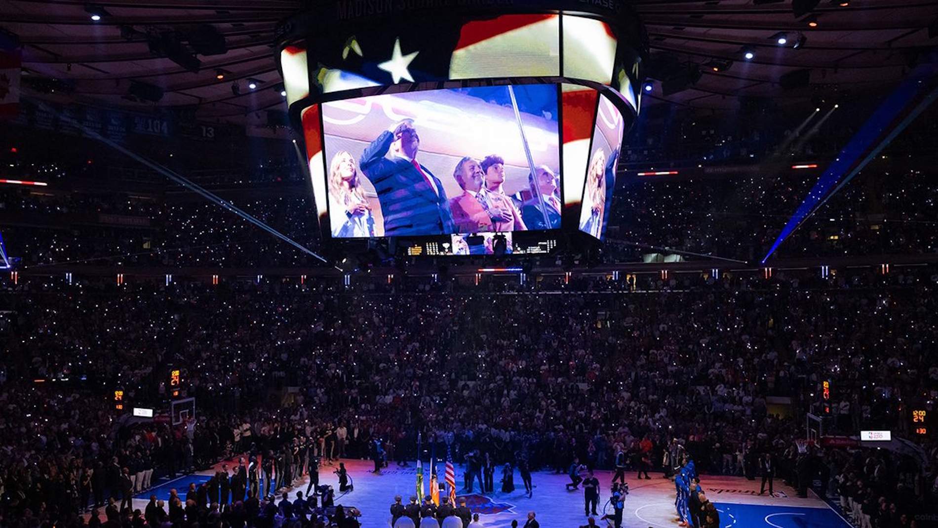 Trump fa història a l'NBA entre l'escridassada al 