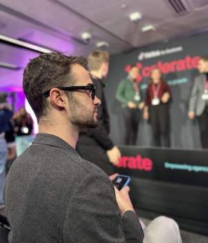Joan Torras, fundador i director de House Group, en una sessió de màrqueting i notorietat de marca per a TikTok.
