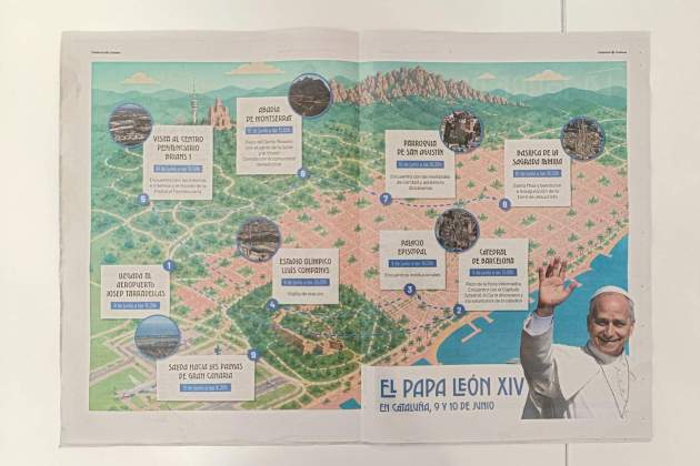 planol barcelona visita papa ia planol barcelona visita papa ia